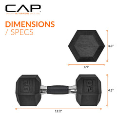 CAP dumbbells in use during dumbbell press demonstrating stable control