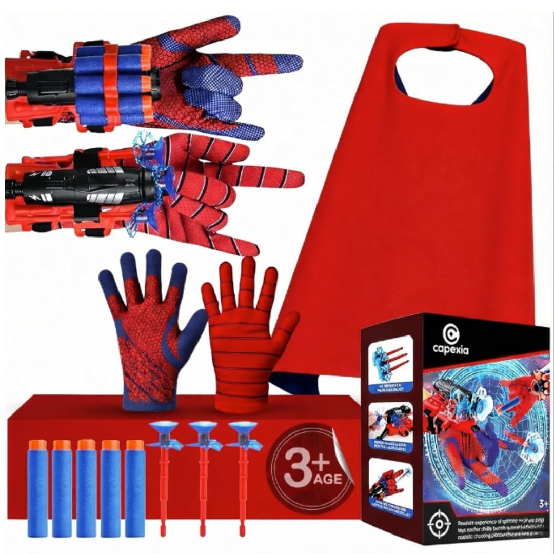 capexia front packaging showing full superhero kit and clear contents