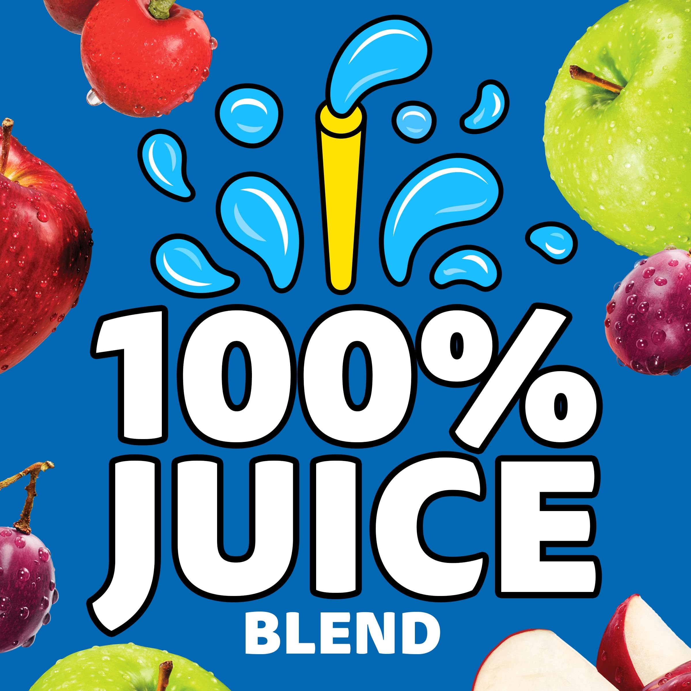 Capri Sun jugo color y textura natural que sugiere sabor de fruta real