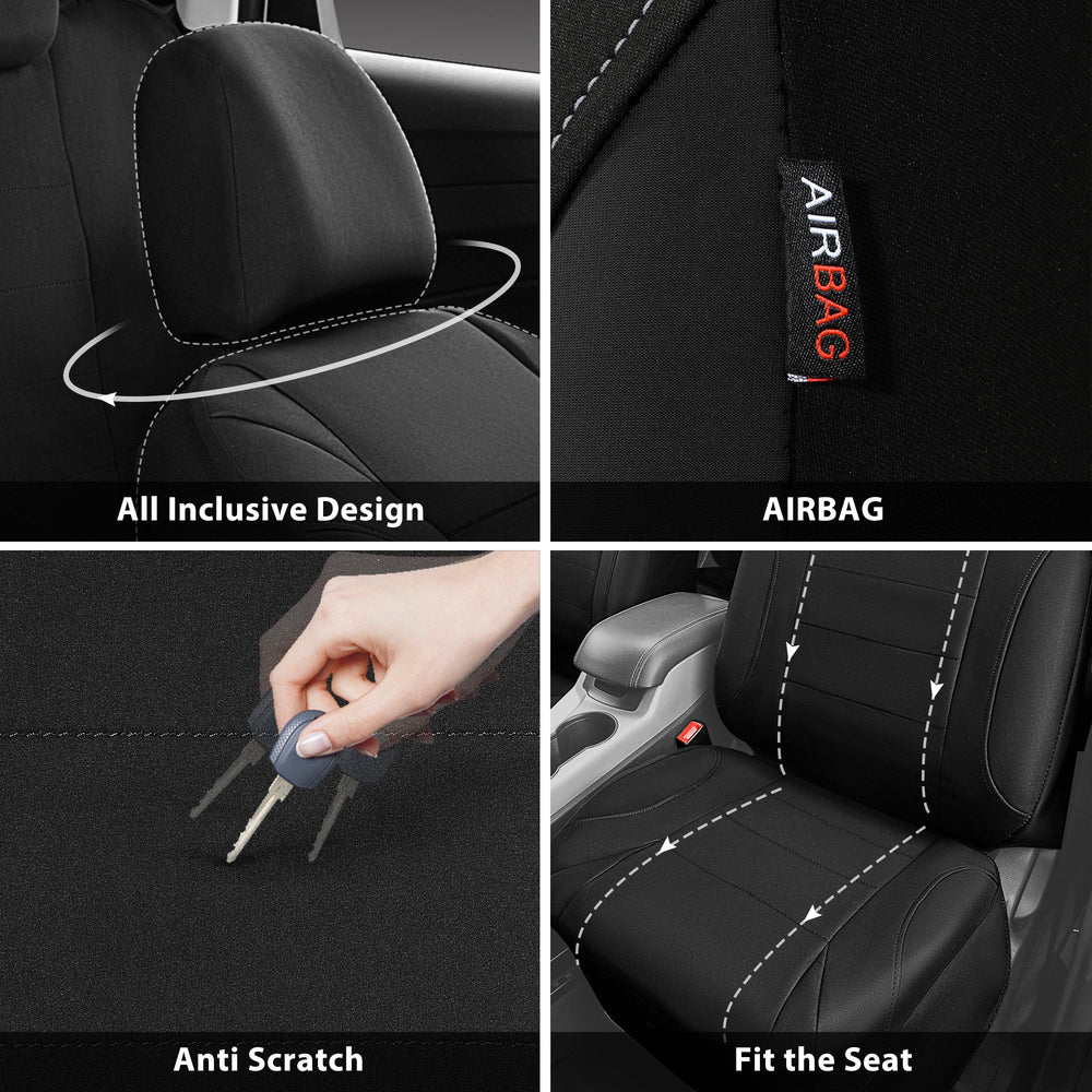 CAR PASS detalle de abertura para airbag que mantiene seguridad activa