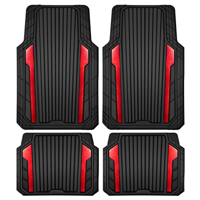 CAR PASS front mat overview showing full coverage and sporty look