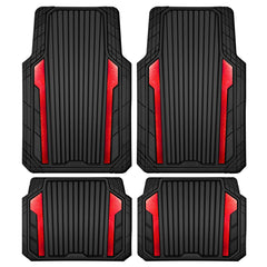 CAR PASS front mat overview showing full coverage and sporty look