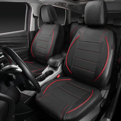 CAR PASS headrest openings detail showing easy access and safety benefit