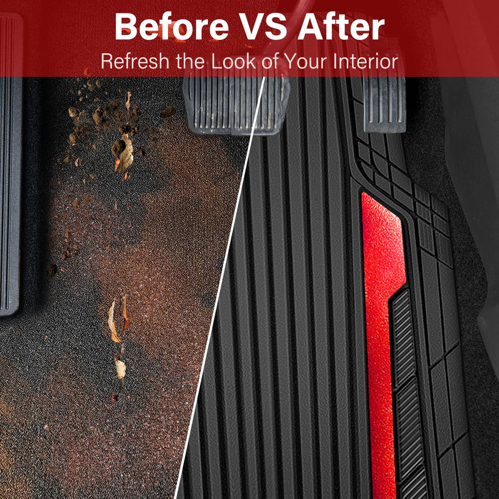 CAR PASS mat installed driver side protecting carpet and pedals
