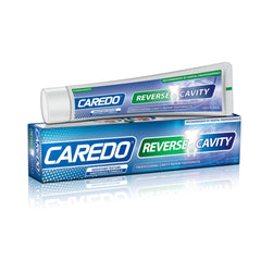 CAREDO frente del envase mostrando diseño y beneficio de reparación dirigida