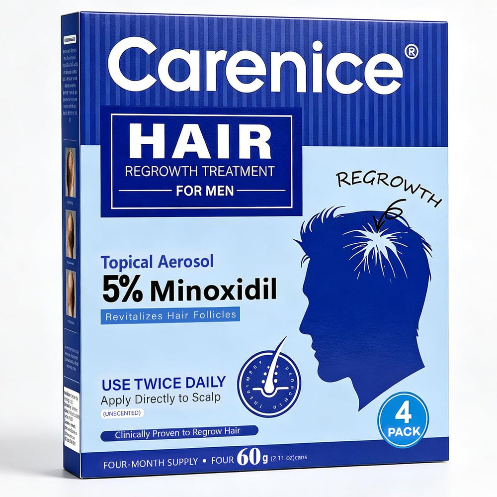 CARENICE en entorno de baño masculino para rutina diaria discreta y práctica