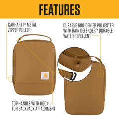 Carhartt detalle del interior aislado que conserva frío y es fácil de limpiar