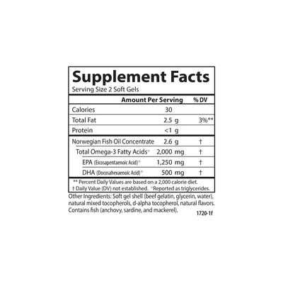 Carlson open bottle showing softgels inside for freshness and easy access