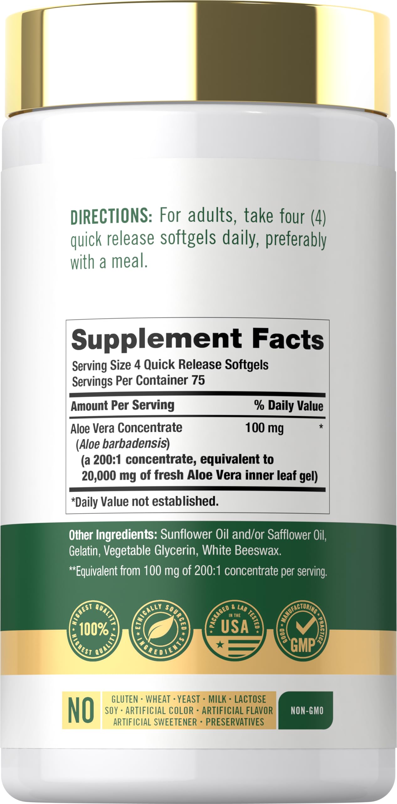 Carlyle softgel detalle de superficie brillante que resalta calidad y pureza