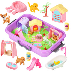 Carolart caja frontal mostrando todo el contenido para juego sensorial