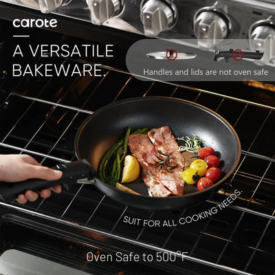 CAROTE glass lid and fridge lid side-by-side showing storage and serving benefit
