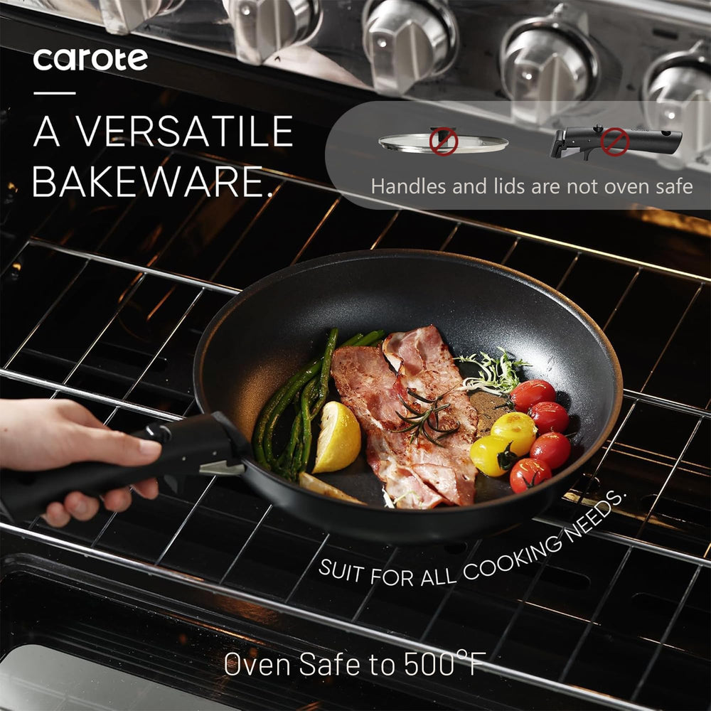 CAROTE glass lid and fridge lid side-by-side showing storage and serving benefit