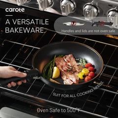 CAROTE glass lid and fridge lid side-by-side showing storage and serving benefit