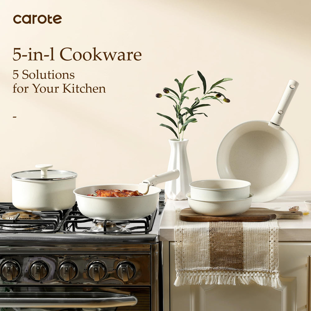 CAROTE serving pan on table illustrating cook-to-table convenience