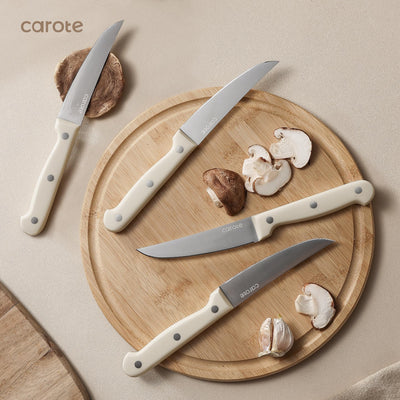CAROTE tijeras de cocina y acero afilador juntos, mantenimiento fácil del filo