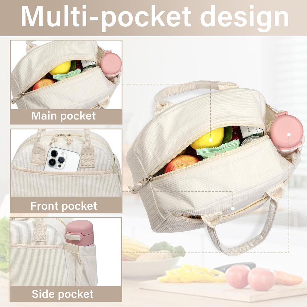 Carry bloom detalle de cremalleras y asas reforzadas para mayor durabilidad