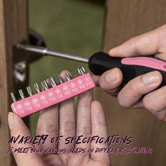 CARTMAN screwdriver bit tips detail showing precise fit and corrosion-resistant benefit