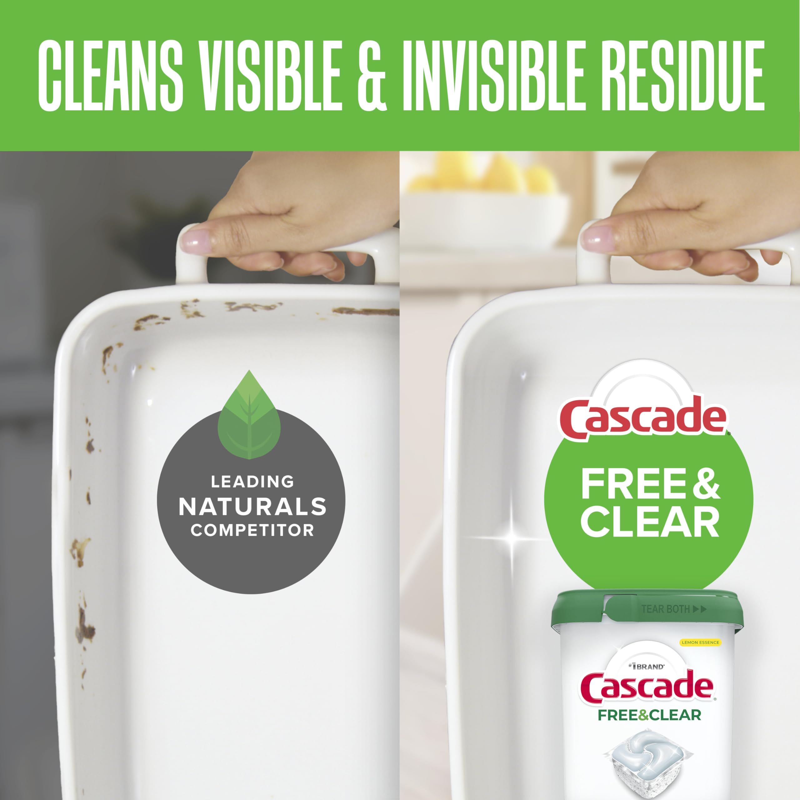 Cascade ActionPac en mano humana listo para usar y fácil dosificación