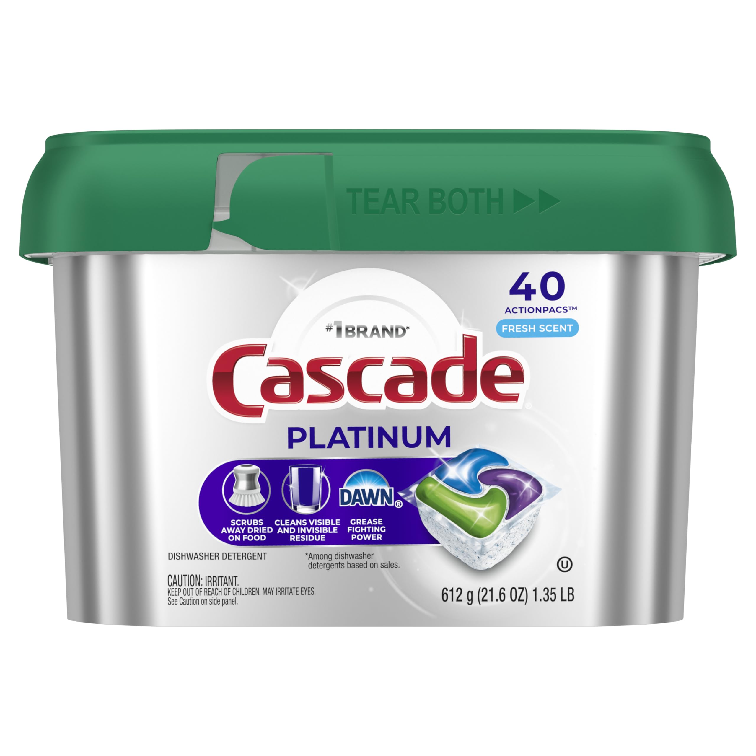 Cascade empaque de 40 unidades destacando cantidad y beneficio de suministro prolongado
