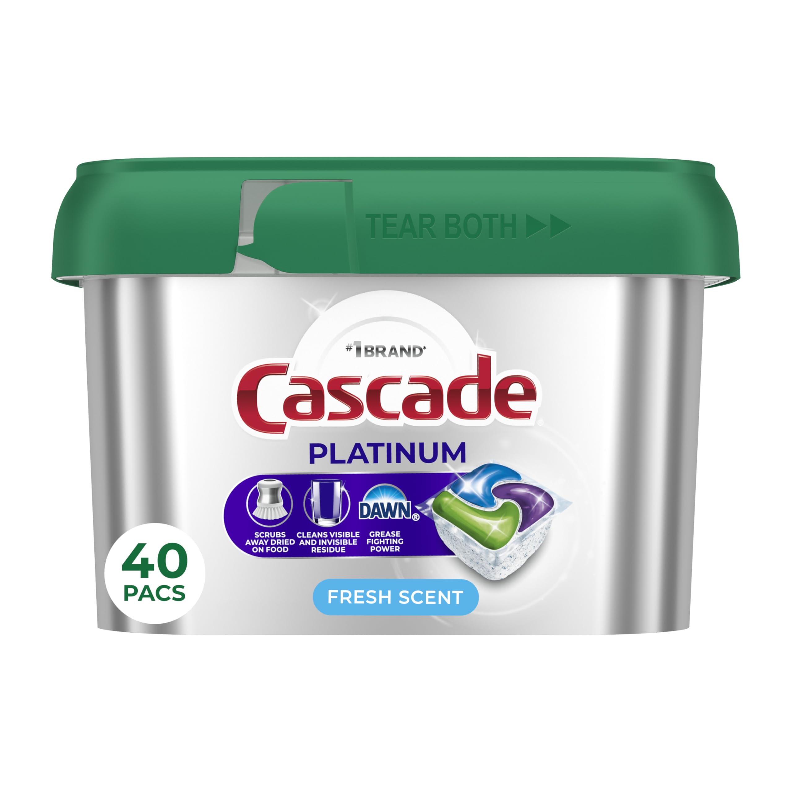Cascade paquete frontal mostrando 40 ActionPacs y beneficio de dosificación precisa