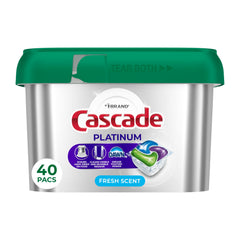 Cascade paquete frontal mostrando 40 ActionPacs y beneficio de dosificación precisa