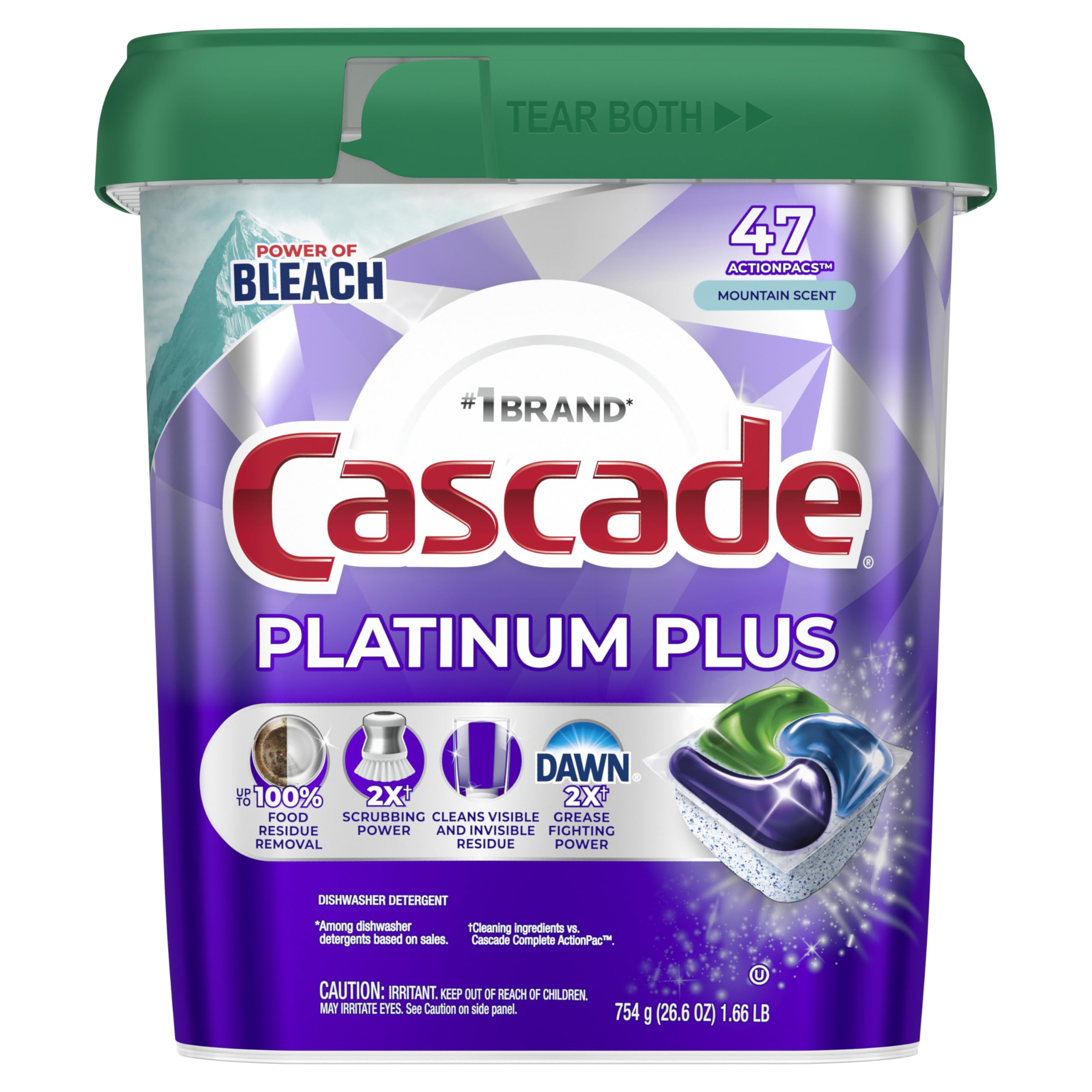 Cascade escena de cocina con envase en repisa mostrando uso cotidiano