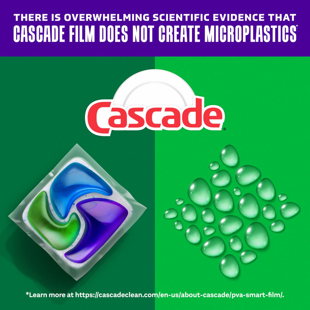 Cascade cristalería reluciente tras uso, sin manchas ni película