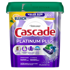 Cascade envase frontal de 62 ActionPacs limón mostrando el pack y beneficios