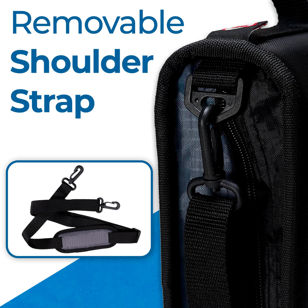 Detalle de tejido ripstop Case-it mostrando durabilidad y resistencia