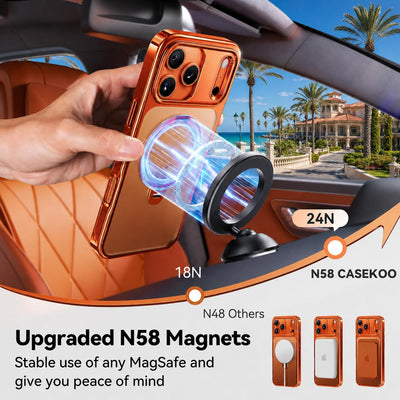 CASEKOO corner airbag technology close-up for military-grade impact protection