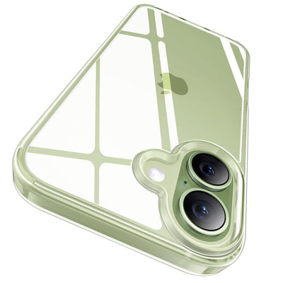 CASEKOO vista frontal de la funda transparente mostrando ajuste perfecto y claridad