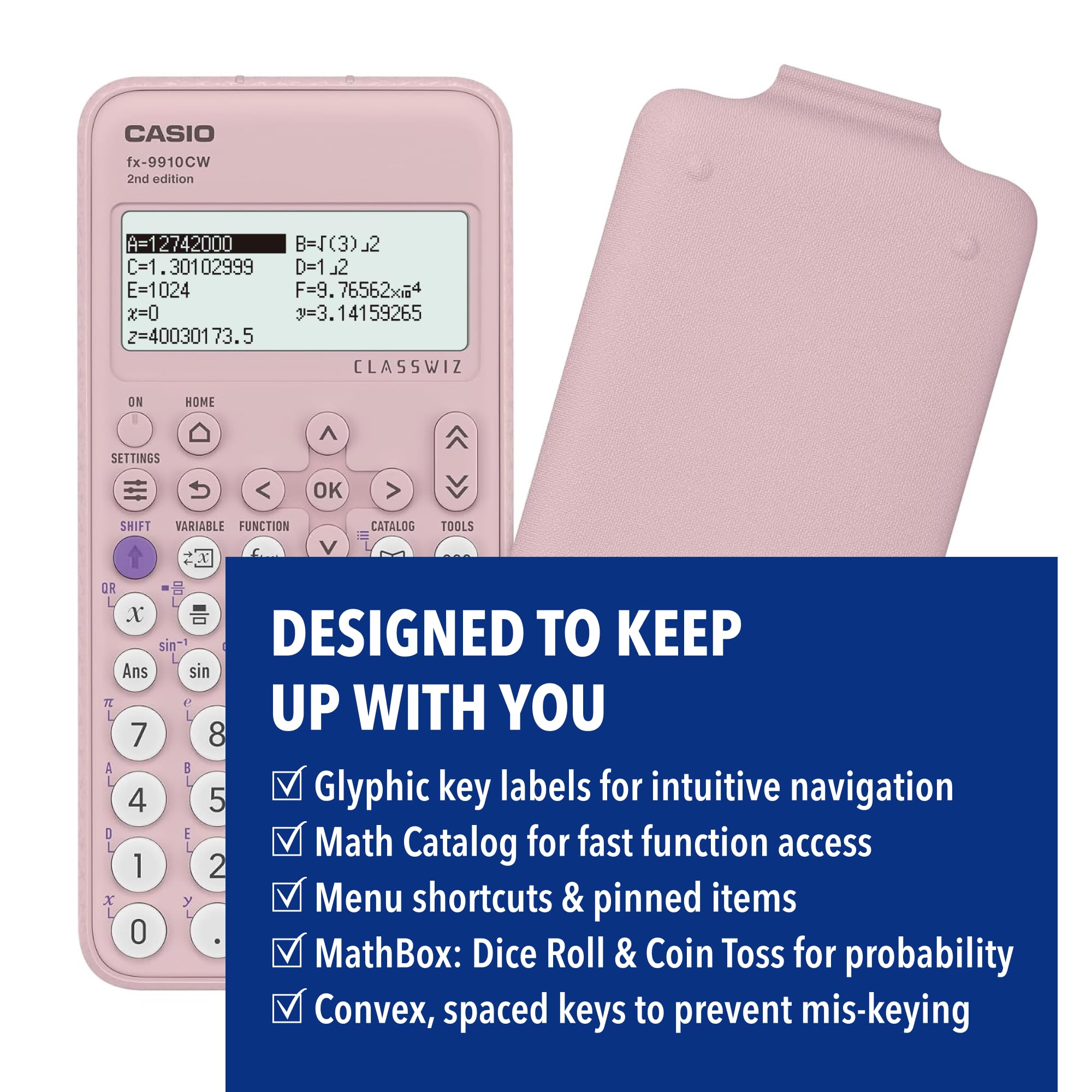 Casio tapa protectora encajada, protege la calculadora en mochilas