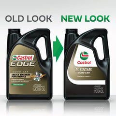 Detalle de textura del aceite Castrol Edge Euro mostrando fluidez y resistencia