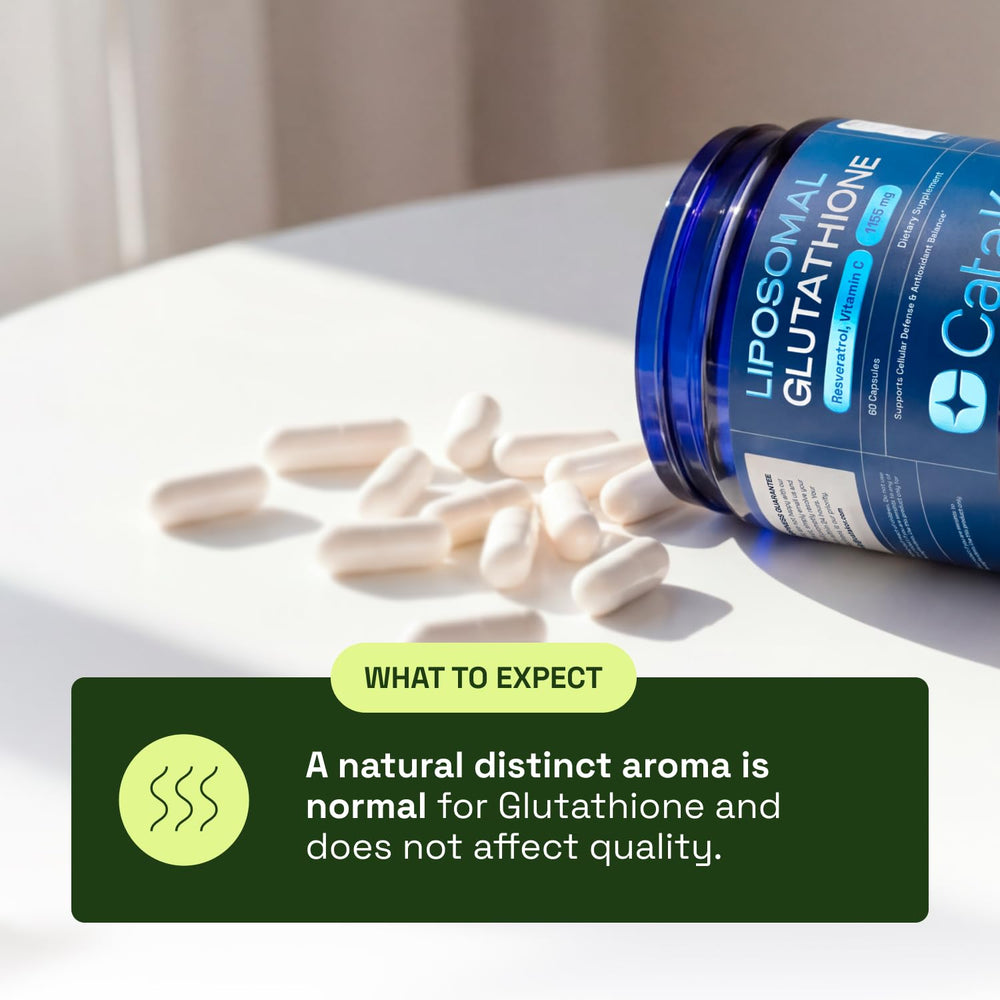 Cata-Kor cápsula en primer plano destacando la formulación liposomal