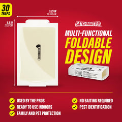 Catchmaster primer plano de la superficie adhesiva para máxima captura