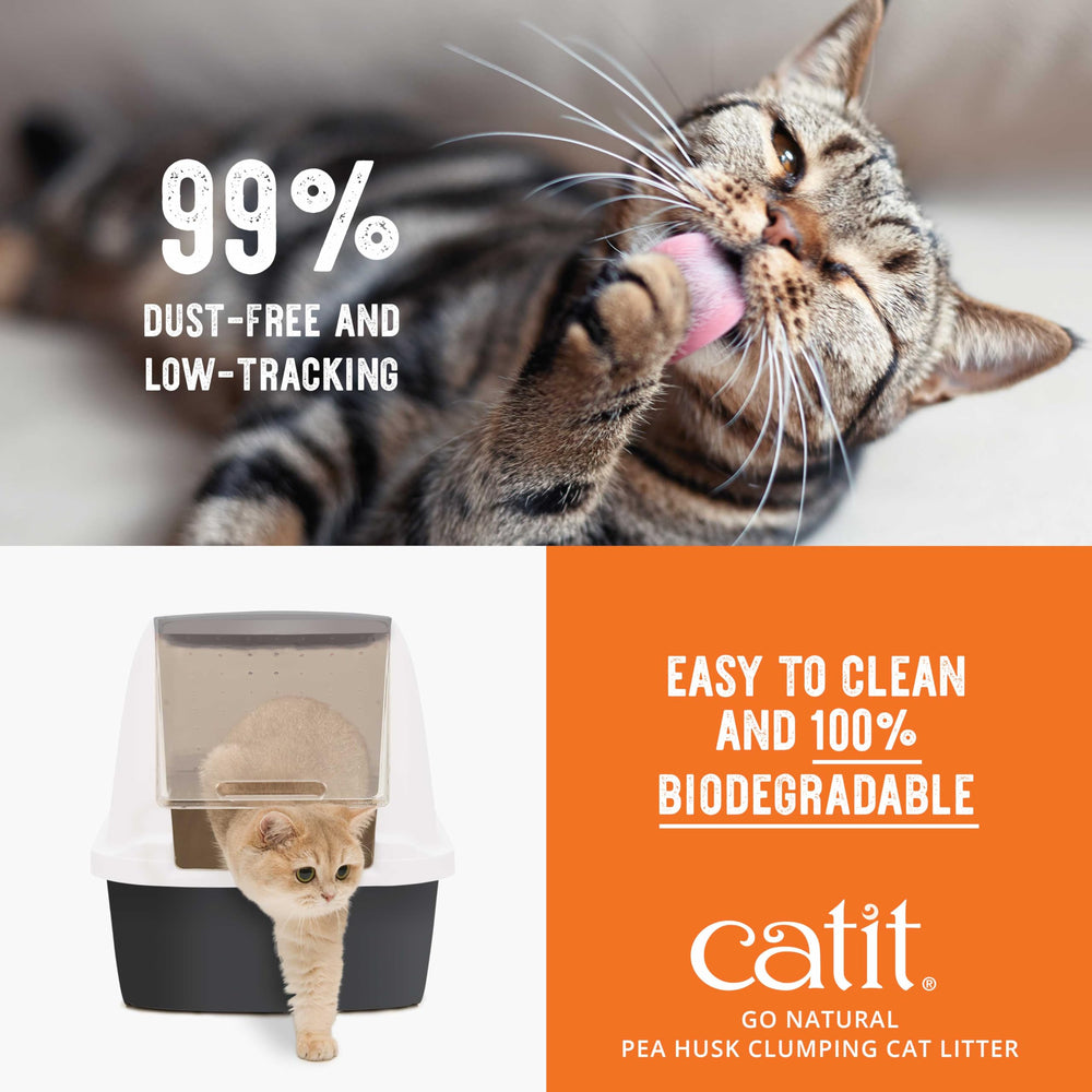 Catit etiqueta con ingredientes naturales sin químicos ni fragancias