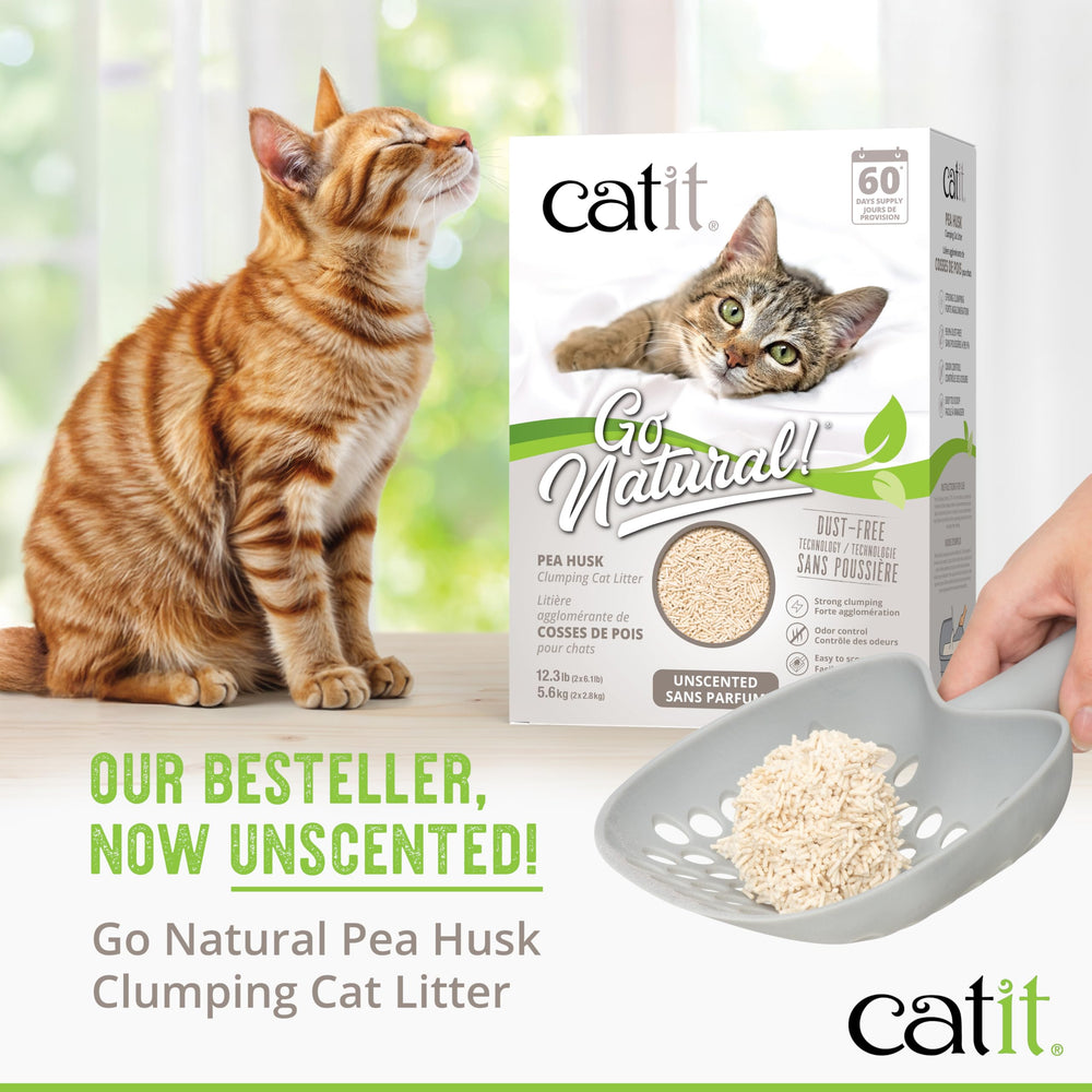 Catit detalle de pellets vegetales con textura suave y cómoda