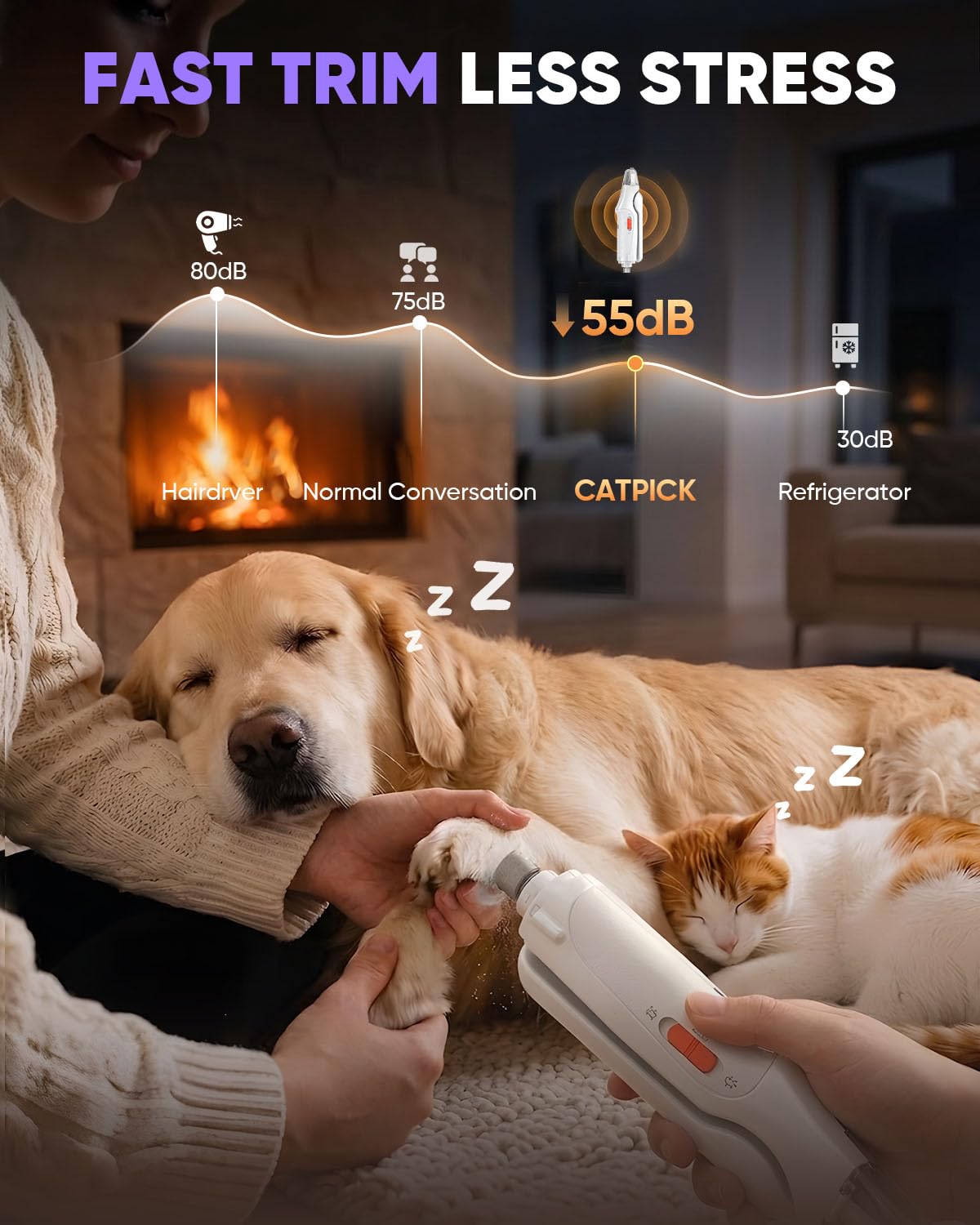 CATPICK colector de recortes que mantiene el área limpia tras el uso