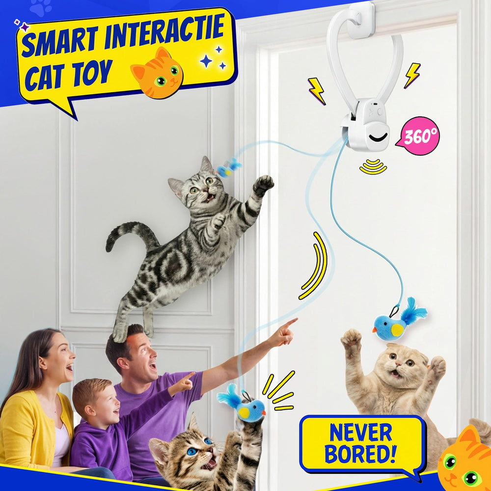 CATPICK detalle del mecanismo retráctil mostrando movimiento atractivo