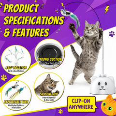 Catpick joy base con ventosa de 8cm que mantiene el juguete estable