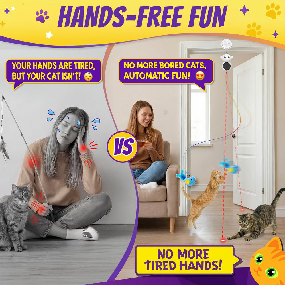 Catpick joy panel de control mostrando ajustes de velocidad para adaptar juego