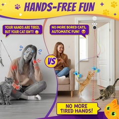Catpick joy panel de control mostrando ajustes de velocidad para adaptar juego