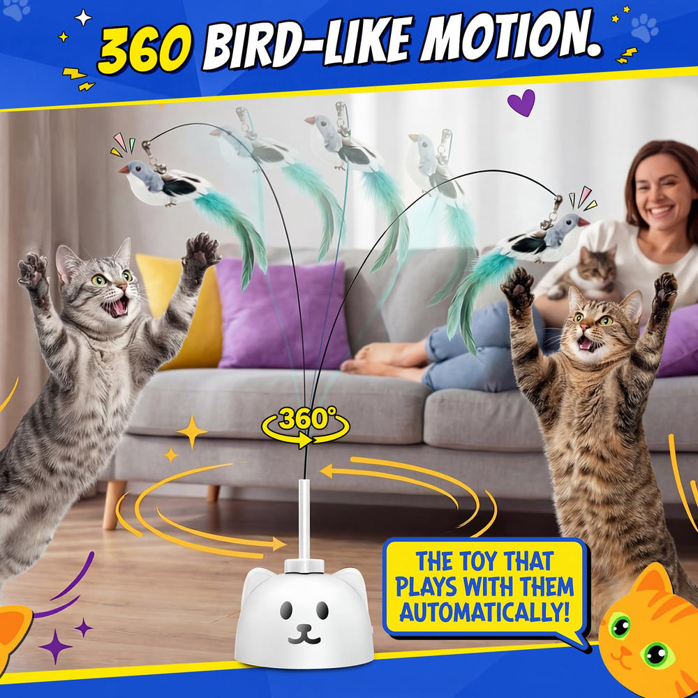 CATPICK juguete en uso nocturno para actividad segura por la noche