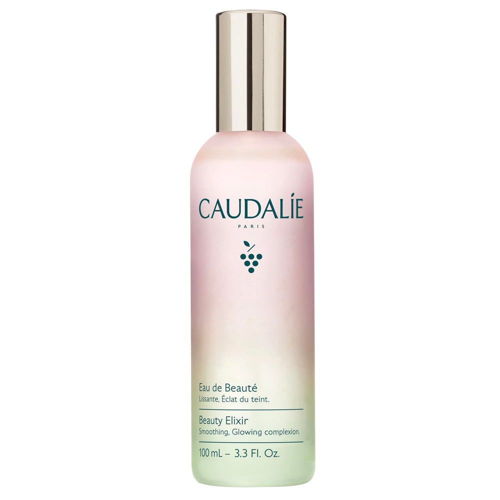 Caudalie Beauty Elixir frontal mostrando el envase y beneficios instantáneos