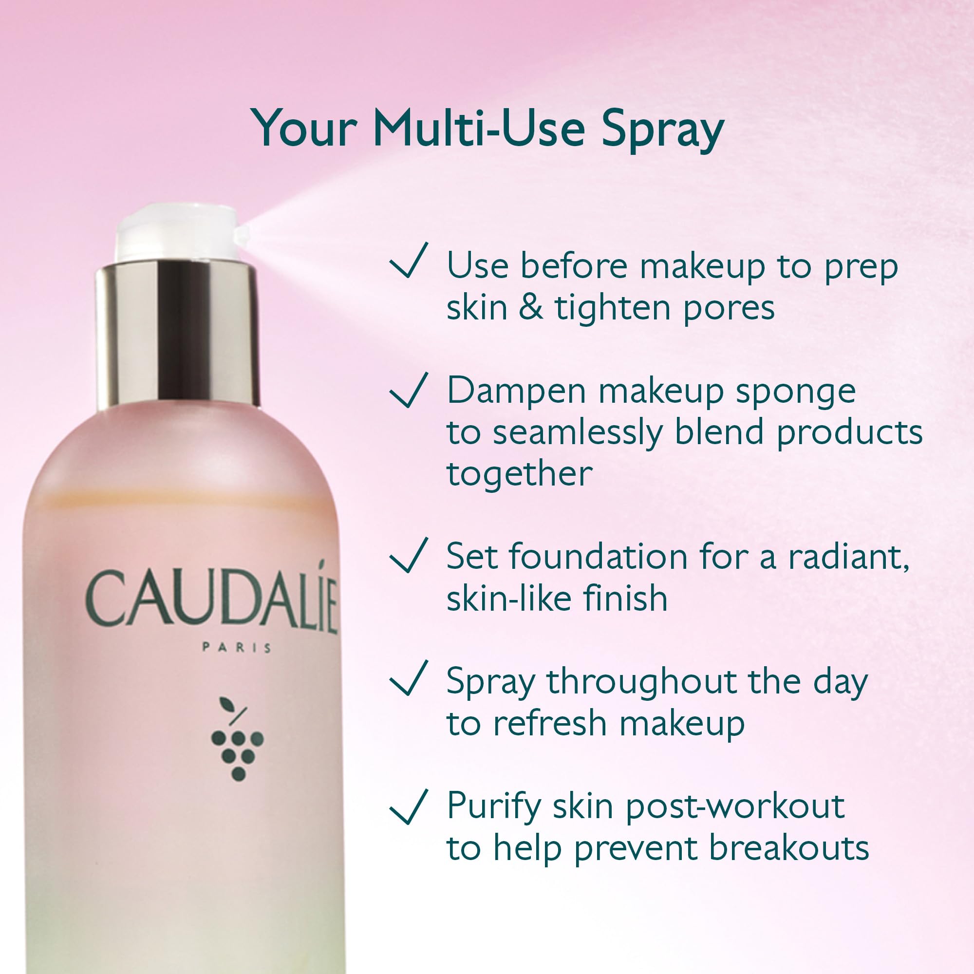 Caudalie uvas verdes y azahar que destacan ingredientes hidratantes