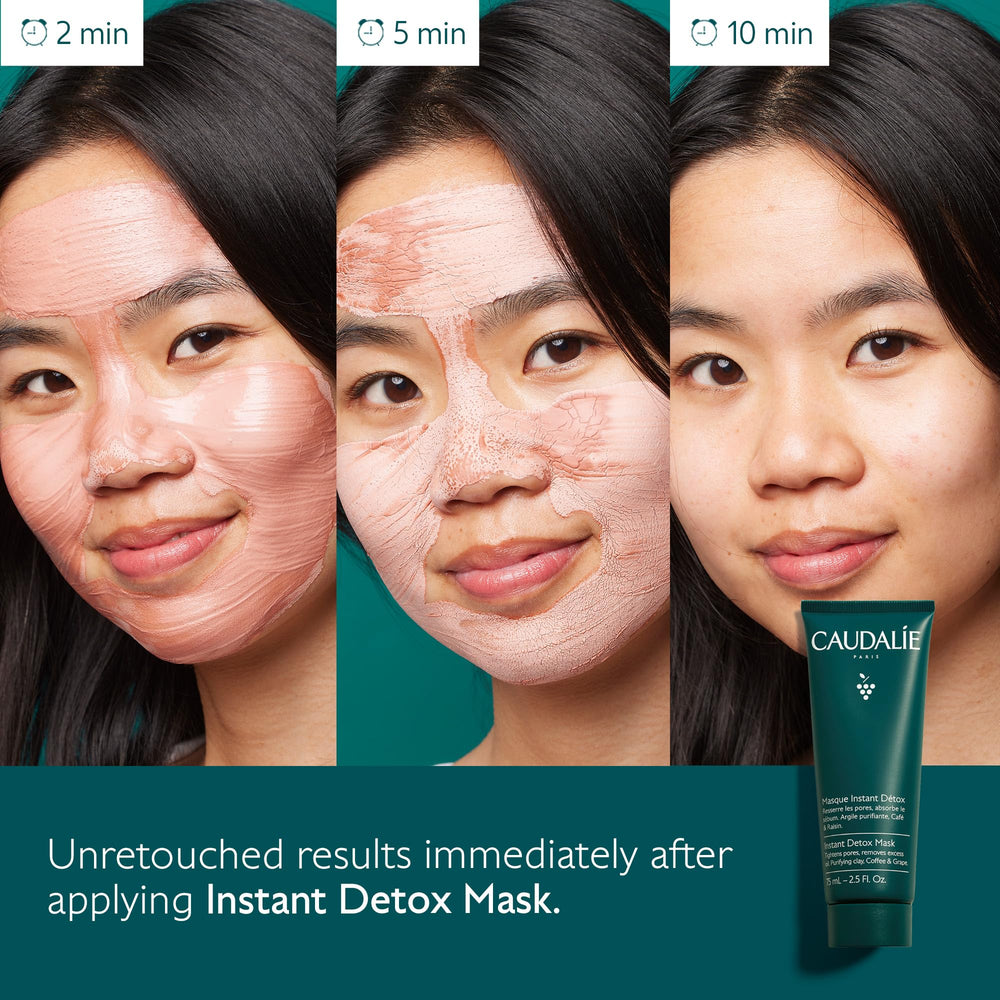 Caudalie producto en rutina nocturna aportando limpieza profunda