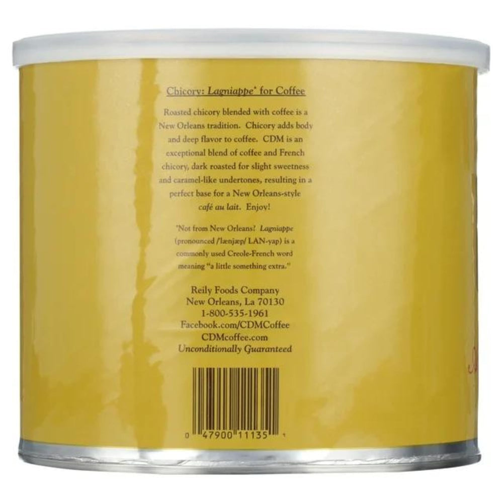 CDM café au lait servido, muestra mezcla ideal y crema suave