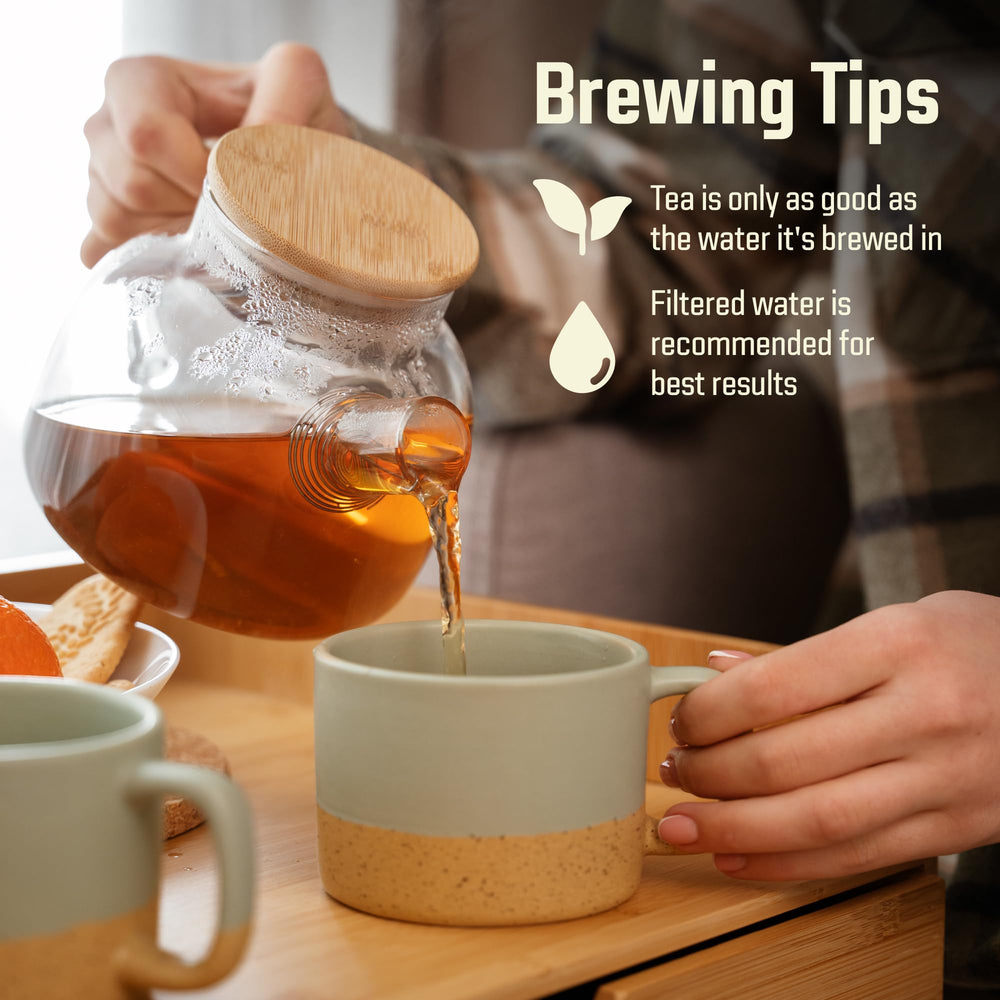 Cederberg Tea Company escena de mesa con rooibos y acompañamientos para disfrutar