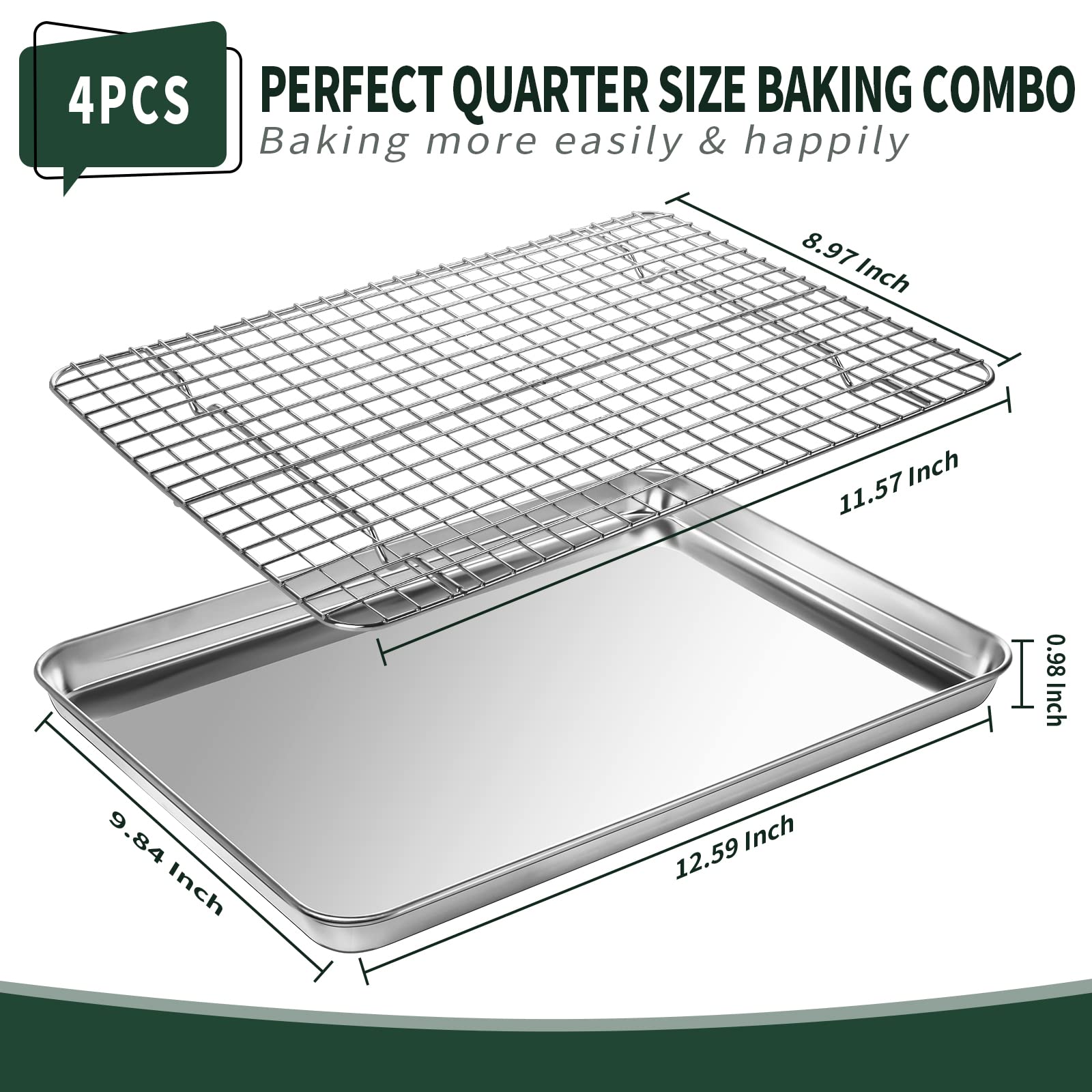 CEKEE wire rack close-up grid highlighting sturdy welds and airflow for crisp results