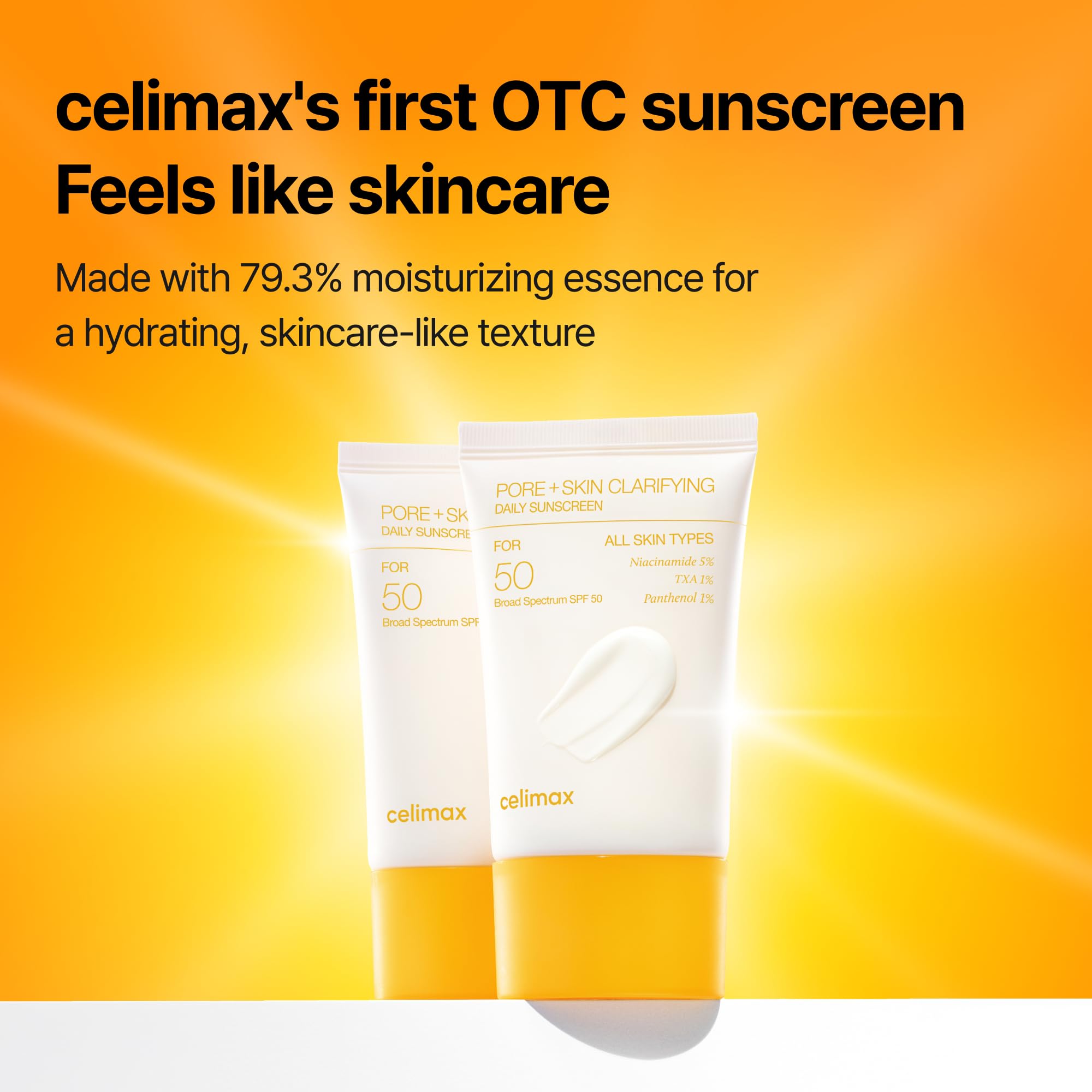 celimax aplicación en rostro que protege y unifica el tono